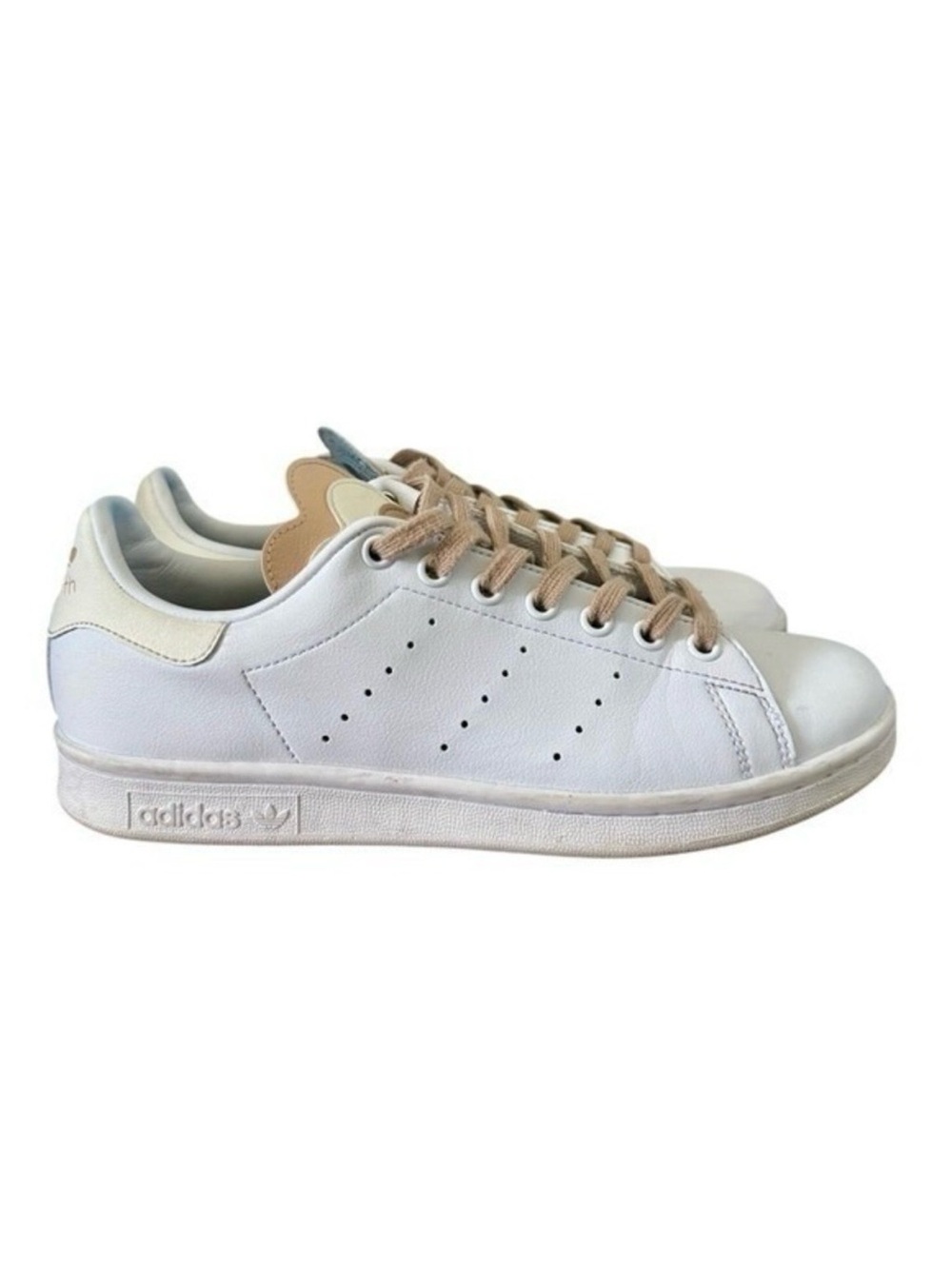 Adidas Stan Smith Minimalist White Sneakers Low Top Everyday Shoes Old School 8